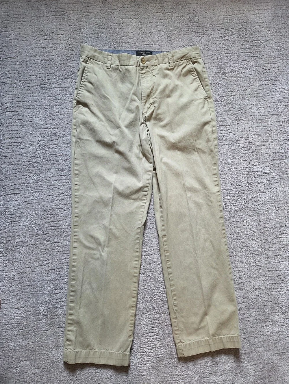 Banana Republic Light Khaki Straight-Leg Chinos
